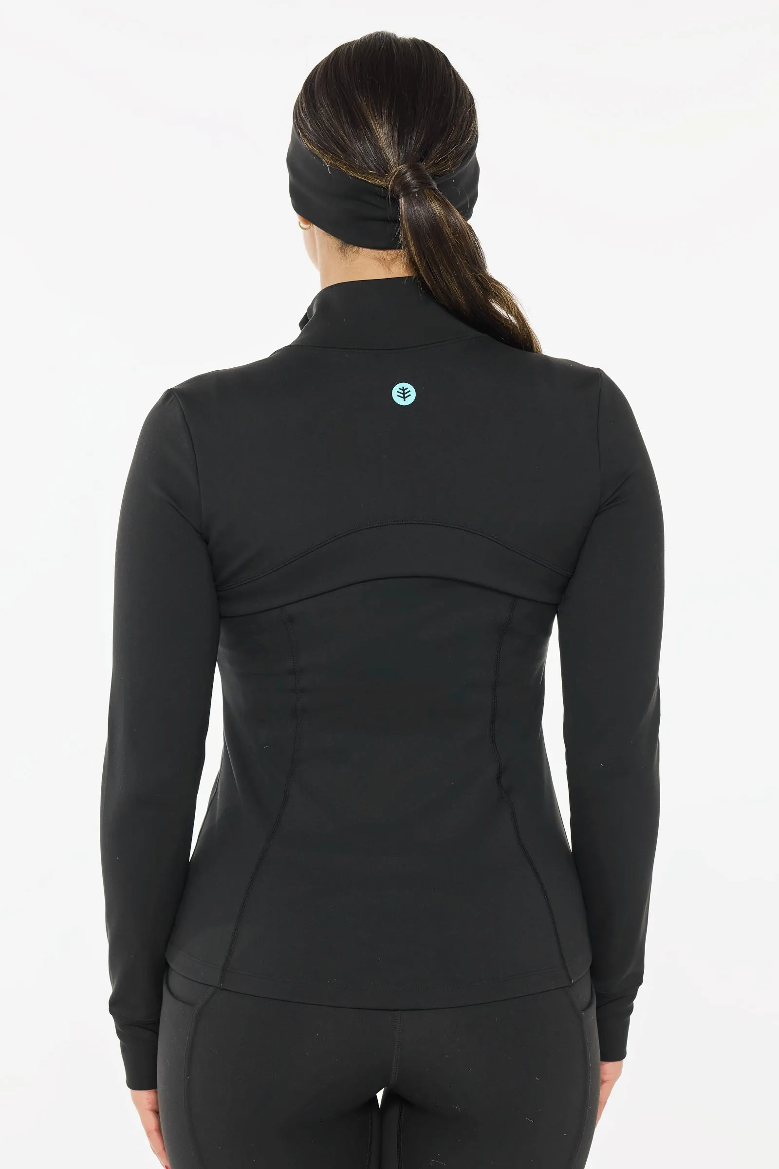 Women's Namaste Yoga Jacket | Black