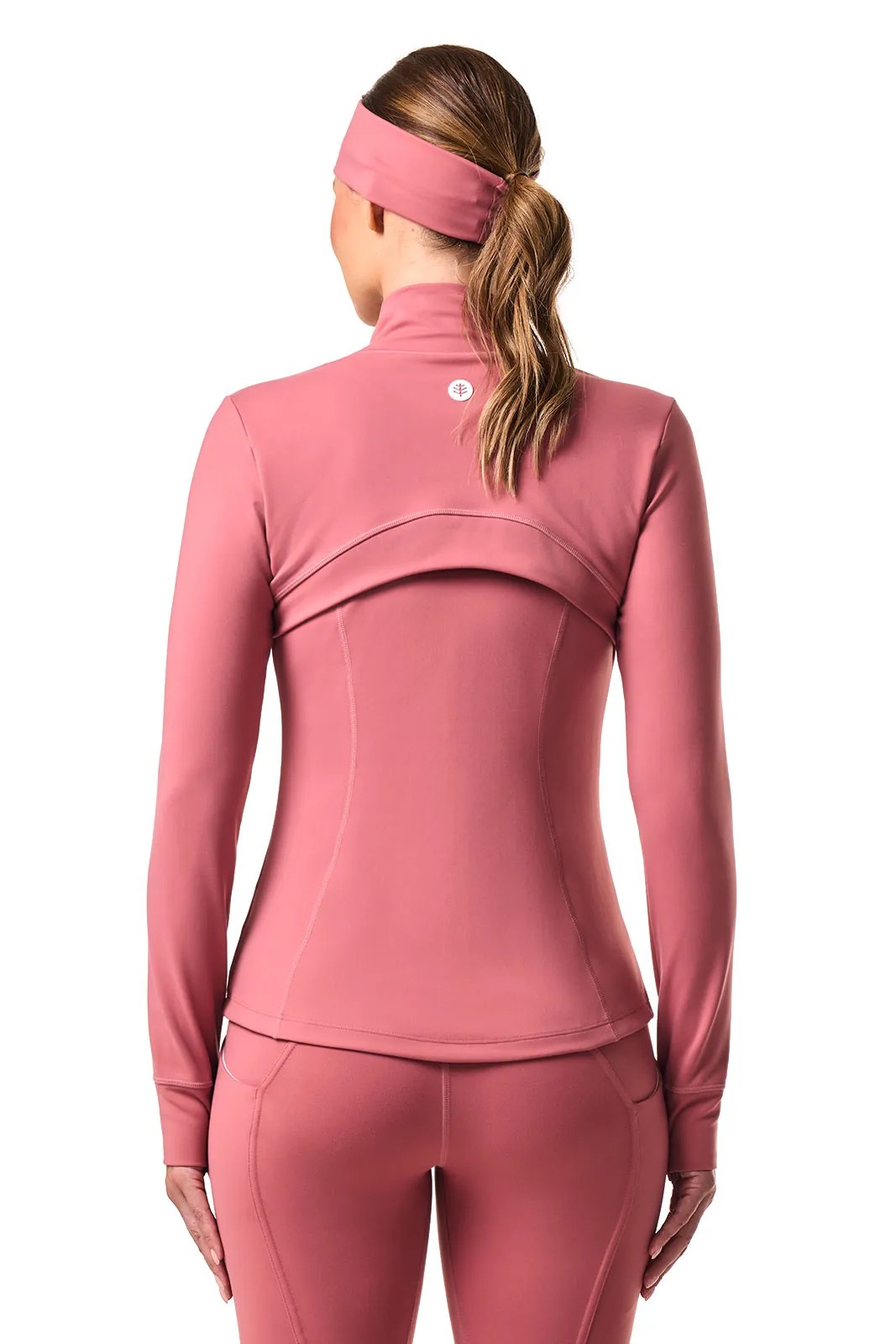 Women's Namaste Yoga Jacket | Terracotta Rose