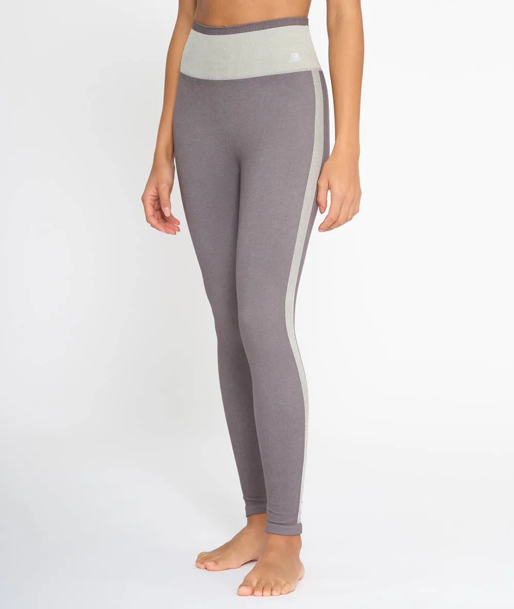 Women's seamless organic cotton yoga leggings
