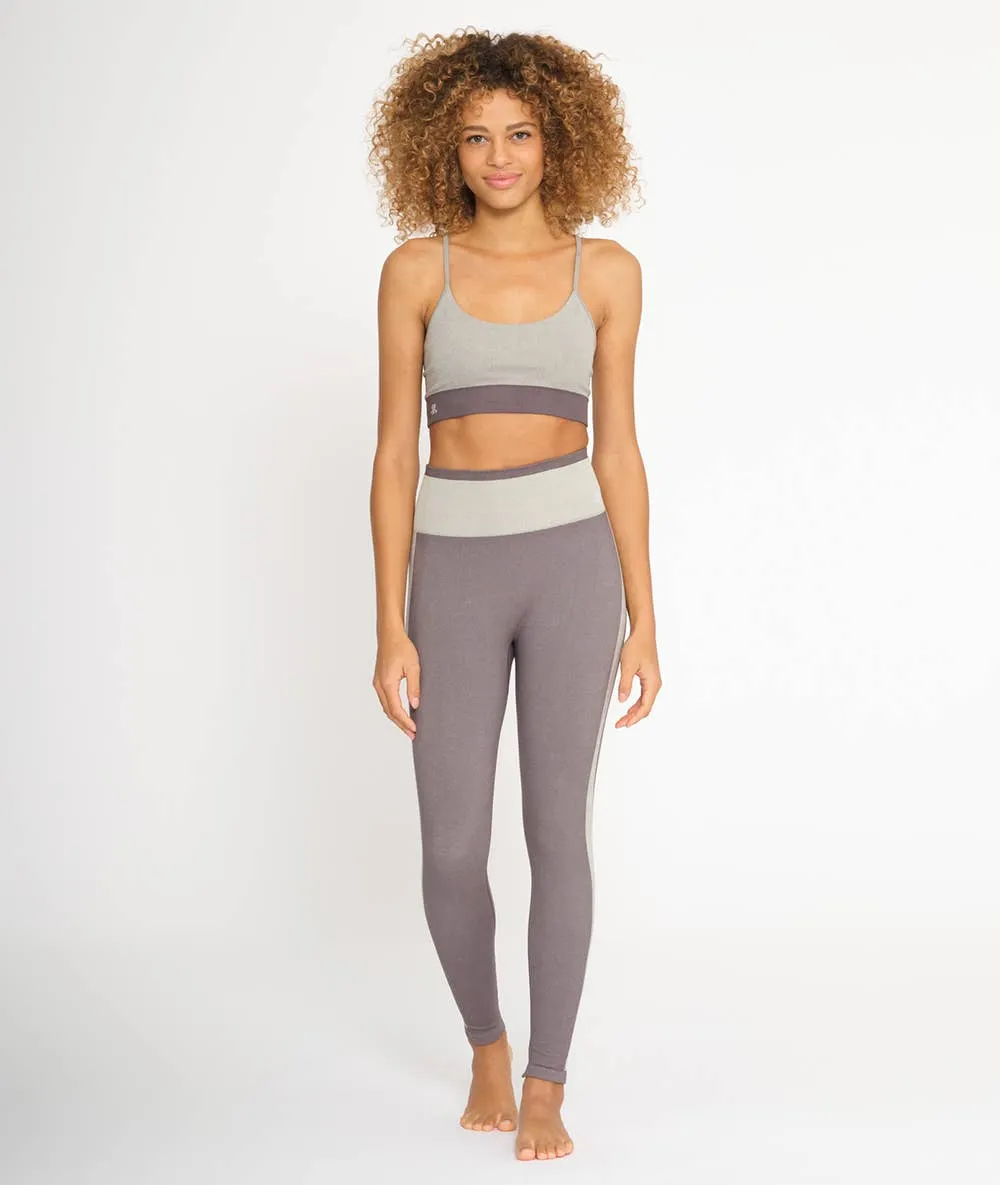 Women's seamless organic cotton yoga leggings
