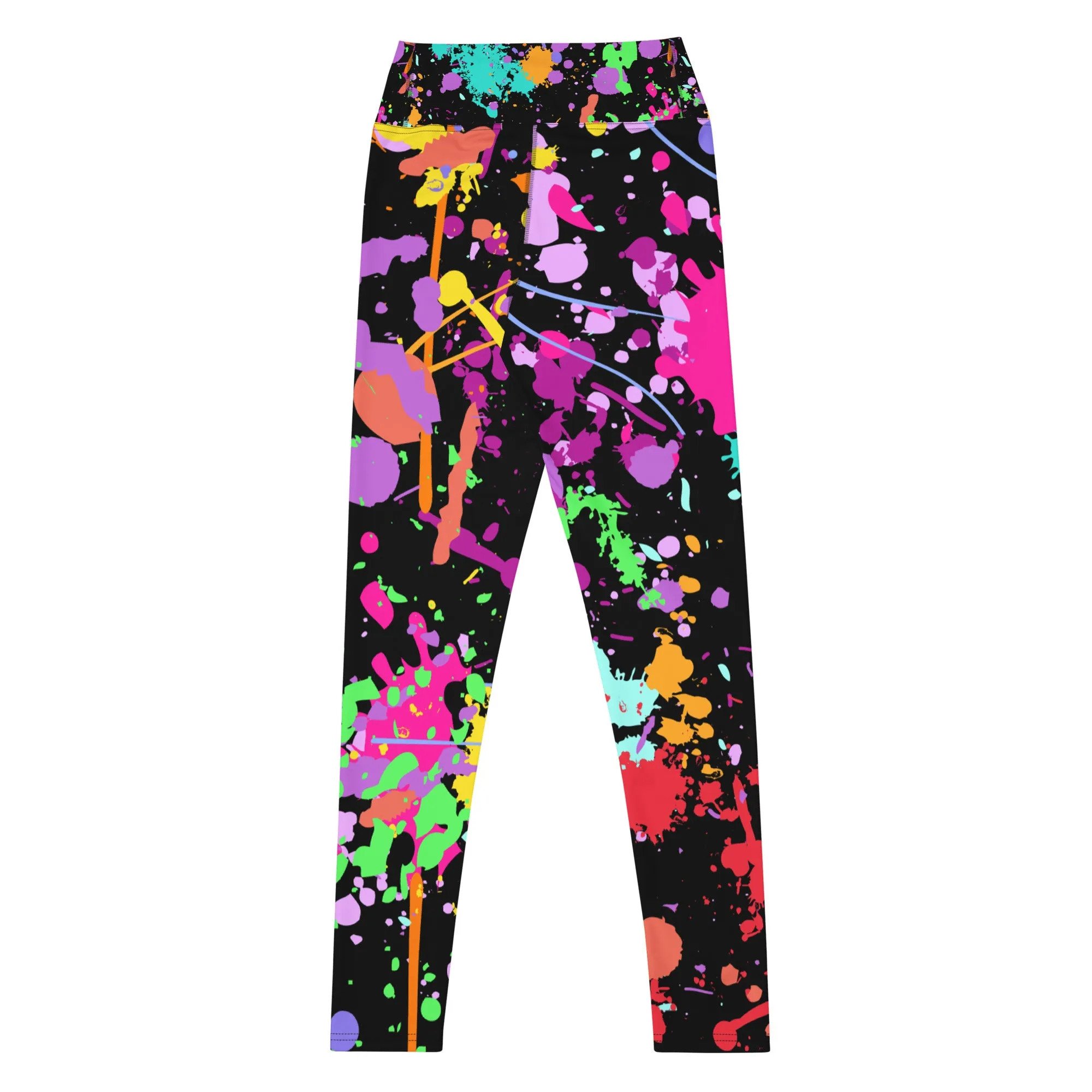 Women's Splatter Paint Yoga Leggings