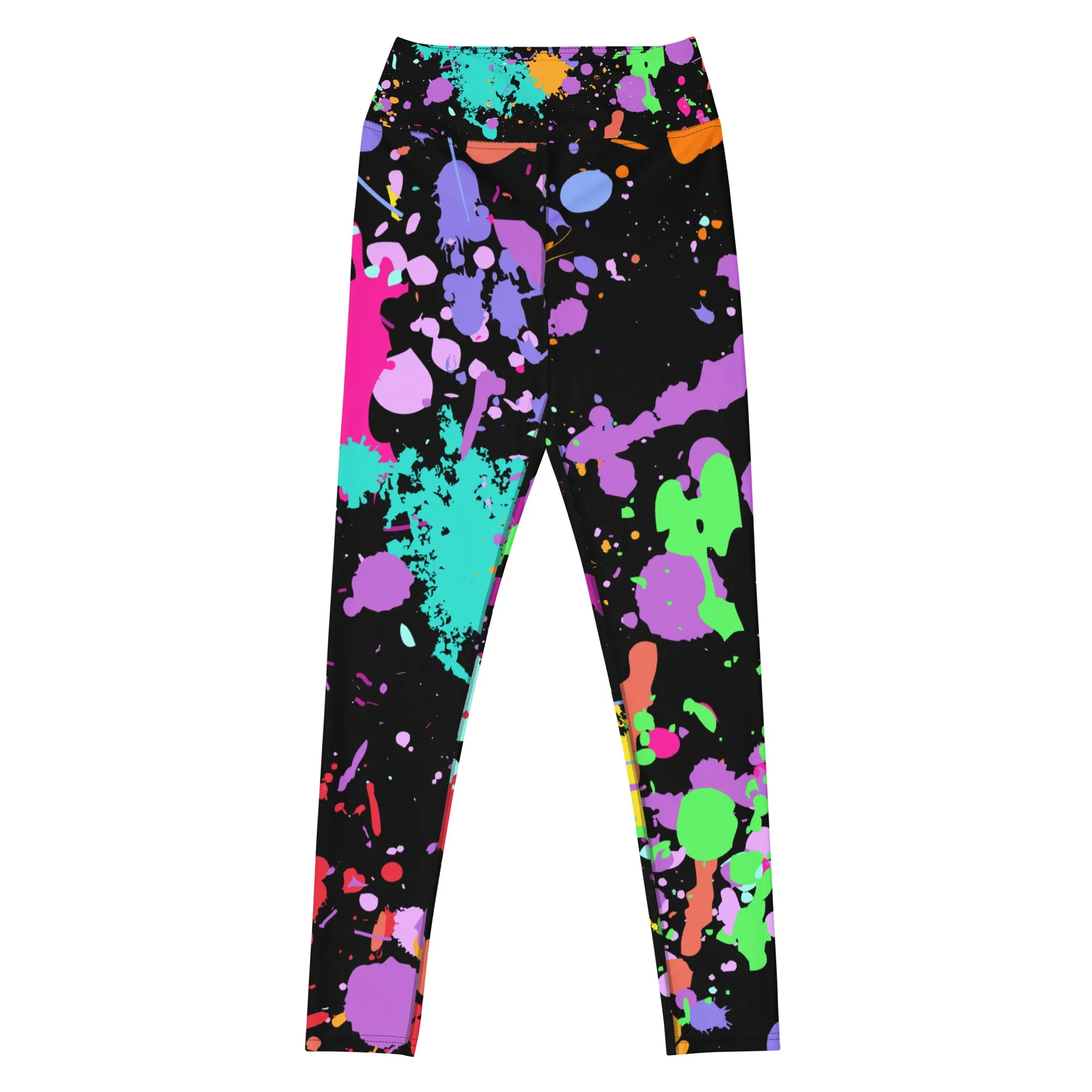 Women's Splatter Paint Yoga Leggings