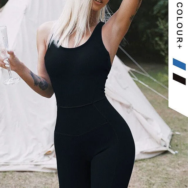 Yoga Athletic One Pieces Bodysuits Gym Workout Clothing