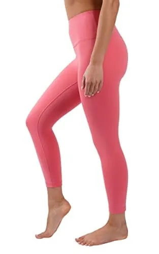 Yogalicious High Waist Ultra Soft Lightweight Capris - Calypso Coral Lux