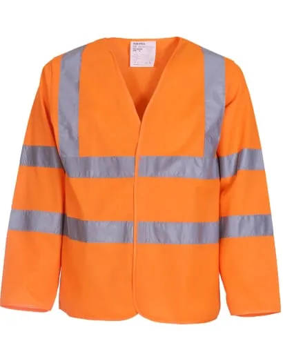 Yoko Hi Vis Long Sleeve Vest Jerjin Hi Viz Class 3 -HVJ200