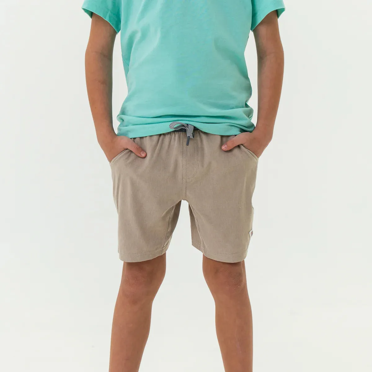Youth Athletic Short - Heather Khaki