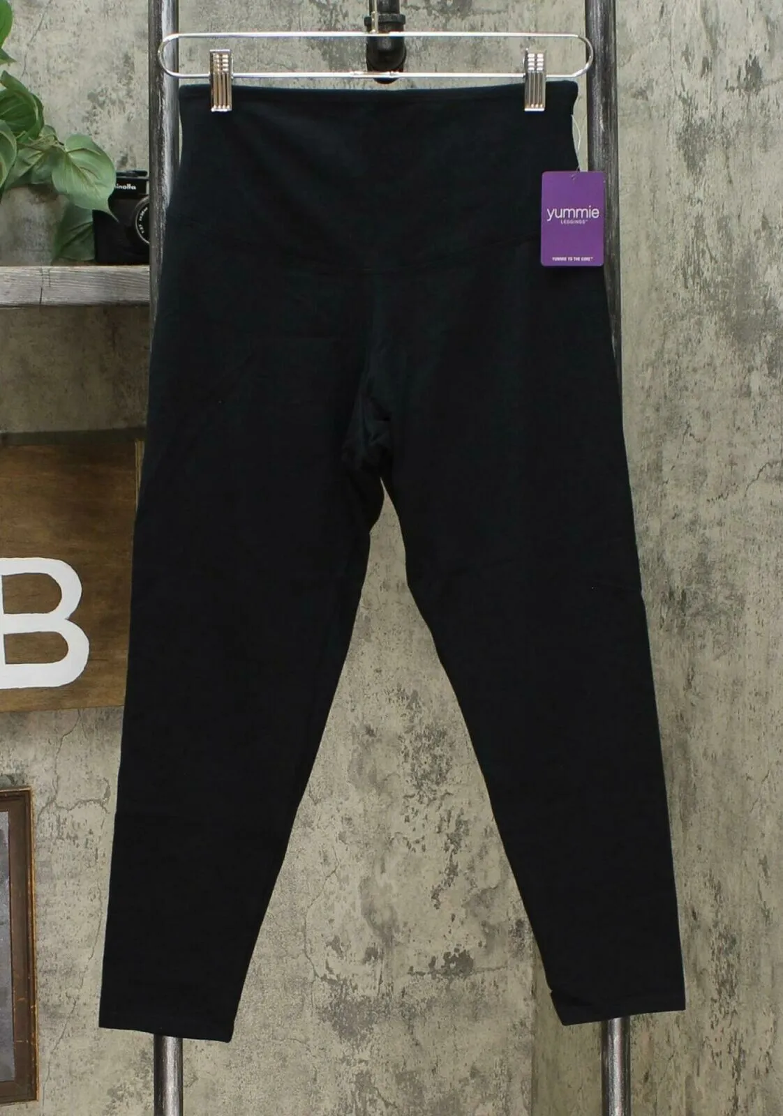 Yummie 2 Pack Women's Gloria Skimmer Leggings Black/ Black Medium