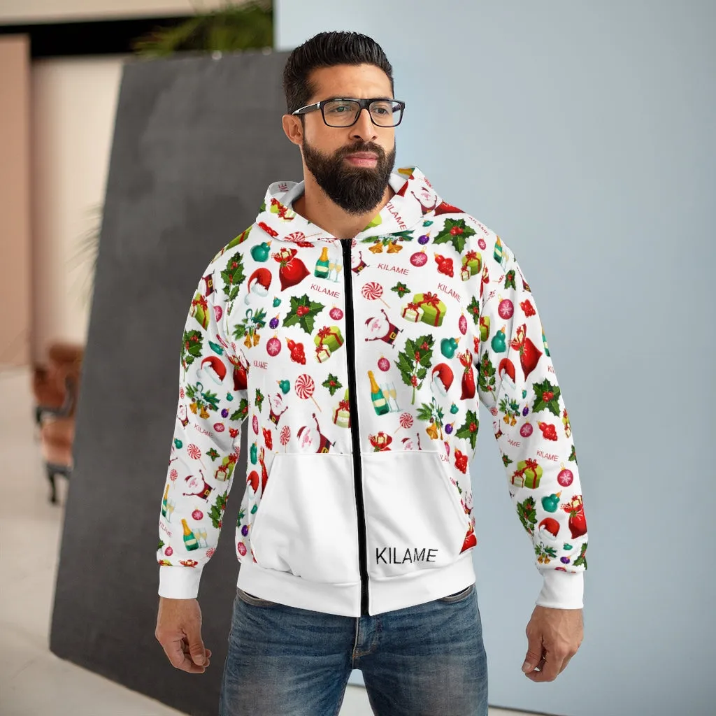 Zip Hoodie 'Buon Natale Babbo Natale'