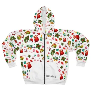 Zip Hoodie 'Buon Natale Babbo Natale'
