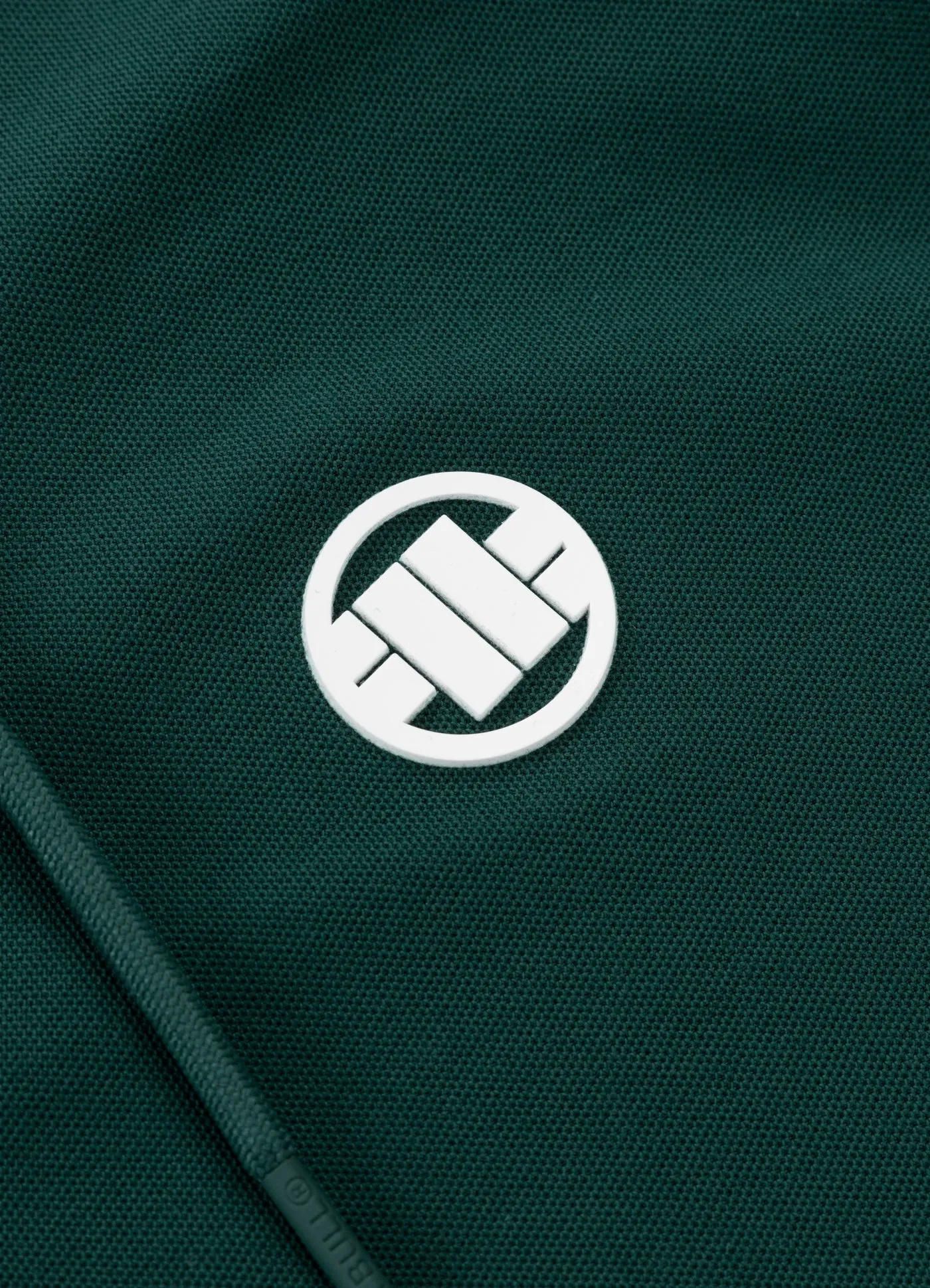 Zip Hoodie Pique Rockey - Pine Green