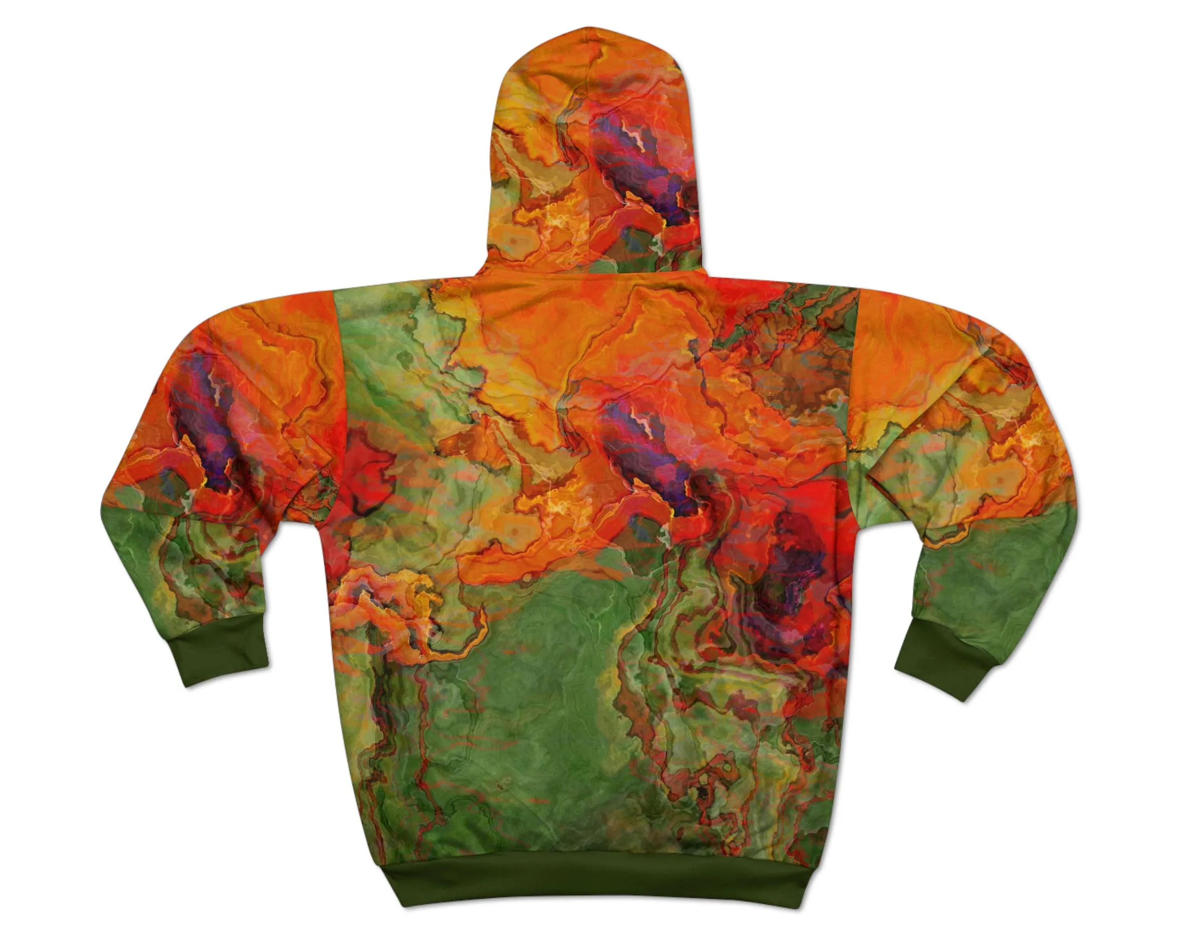 Zip Hoodie, Poppies