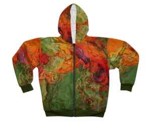 Zip Hoodie, Poppies