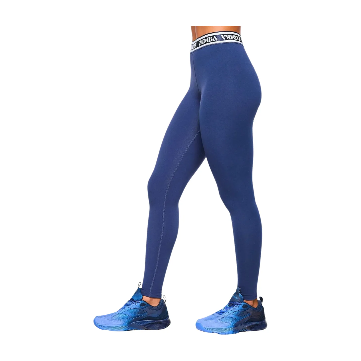 Zumba Out Loud High Rise Ankle Leggings With Elastic Waistband